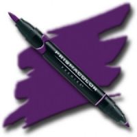 Prismacolor PB168 Premier Art Brush Marker Dark Purple; Special formulations provide smooth, silky ink flow for achieving even blends and bleeds with the right amount of puddling and coverage; All markers are individually UPC coded on the label; Original four-in-one design creates four line widths from one double-ended marker; UPC 70735001849 (PRISMACOLORPB168 PRISMACOLOR PB168 PB 168 PRISMACOLOR-PB168 PB-168) 