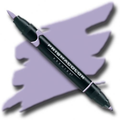 Prismacolor PB171 Premier Art Brush Marker Lilac; Special formulations provide smooth, silky ink flow for achieving even blends and bleeds with the right amount of puddling and coverage; All markers are individually UPC coded on the label; Original four-in-one design creates four line widths from one double-ended marker; UPC 70735001825 (PRISMACOLORPB171 PRISMACOLOR PB171 PB 171 PRISMACOLOR-PB171 PB-171)