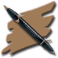 Prismacolor PB199 Premier Art Brush Marker Mocha Light; Special formulations provide smooth, silky ink flow for achieving even blends and bleeds with the right amount of puddling and coverage; All markers are individually UPC coded on the label; Original four-in-one design creates four line widths from one double-ended marker; UPC 70735002440 (PRISMACOLORPB199 PRISMACOLOR PB199 PB 199 PRISMACOLOR-PB187 PB-199) 