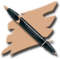 Prismacolor PB201 Premier Art Brush Marker Cinnamon Toast; Special formulations provide smooth, silky ink flow for achieving even blends and bleeds with the right amount of puddling and coverage; All markers are individually UPC coded on the label; Original four-in-one design creates four line widths from one double-ended marker; UPC 70735002426 (PRISMACOLORPB201 PRISMACOLOR PB201 PB 201 PRISMACOLOR-PB187 PB-201) 