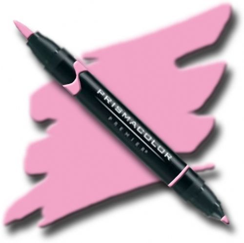 Prismacolor PB280 Premier Art Brush Marker Pink Light; Special formulations provide smooth, silky ink flow for achieving even blends and bleeds with the right amount of puddling and coverage; All markers are individually UPC coded on the label; Original four-in-one design creates four line widths from one double-ended marker; UPC 070735006059 (PRISMACOLORPB280 PRISMACOLOR PB280 PB 280 PRISMACOLOR-PB280 PB-280)  