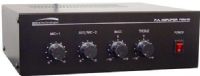 Speco Technologies PBM-30 Contractor Series 30W PA Amplifier, Black, 2 Mic Inputs (Terminal Strip Connectors), 70/25 Volt or 4, 8,16 Ohm Output, Priority Paging with Auto Mute Function, Music on Hold Line Level Out w/ Level Control, 600 Ohm Telephone Paging Input (PBM30 PBM 30) 