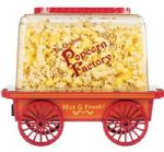 Brentwood PC-481 Vintage Wagon Popcorn Maker, 6500W, Vintage wagon design, Pops using hot air, Red Color, Box Dimensions: 13.3" L x 10.9" W x 7.9" H, UPC  181225100031 (PC481 PC-481 PC481) 