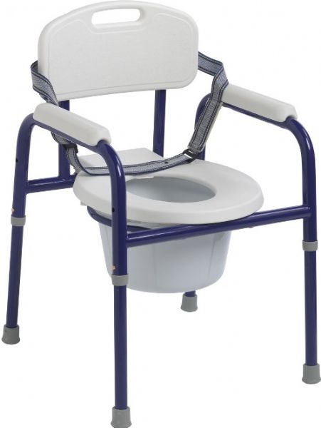 Drive Medical PC 1000 BL Wenzelite Pinniped Pediatric Commode, Blue, 9