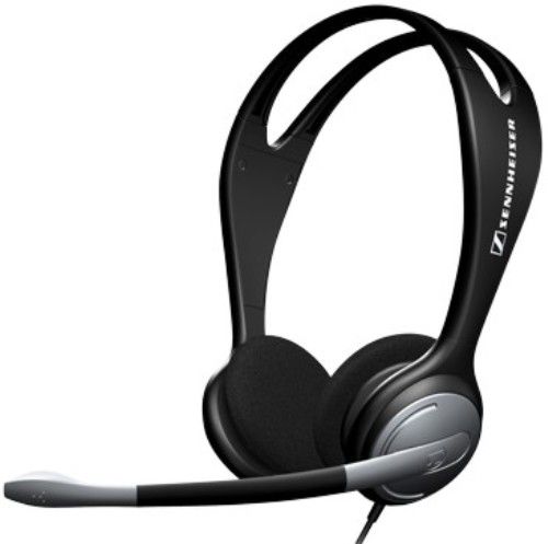 Sennheiser PC 131 Over-the-head Binaural Stereo Headset, High-quality speakers deliver great stereo sound from your music, movies, internet calls and games, Noise-canceling microphone filters out ambient noise, so your voice is always clear and easy to understand, Speech clarity, Plug-and-play simplicity means its easy to connect to your laptop or PC (PC131 PC-131)