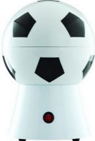 Brentwood PC482 Hot Air Soccer Ball Popcorn Maker, Pops using hot air, White/Black Finish, 12-cup Capacity, 1200 Watts Power, Lid can be used as serving bowl, Soccer ball-shaped, UPC 0181225100529 (PC482 PC-482 PC 482) 