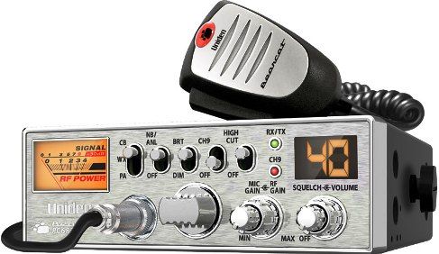 Uniden PC687 CB Radio, 40 Channel, 26.965 - 27.405 MHz Frequency Range, PLL Synthesizer Frequency Control, 50 ohms Antenna Impedance, 13.8VD Power Input, Extra-large S/RF/SW meter for easy viewing, Integrated PA function lets you get the word out through a PA speaker, High cut control can help eliminate high-frequency noise, NOAA weather with alert gets the latest weather conditions and hazards, Mic gain adjust for best transmit level, UPC 050633550700 (PC687 PC-687 PC 687)