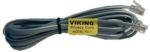 Viking Electronics PC-7 Automatic Privacy Cord Prevents Voice,Data, or Fax Interruptions, Compatible with analog lines with 12V DC or higher talk battery, Transparent operation (PC 7  PC7)