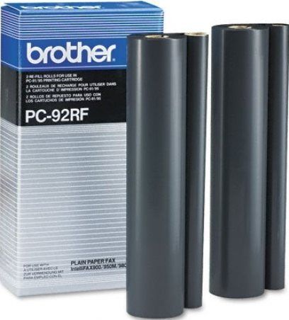 Premium Imaging Products TFB92RF Refill Ribbon Rolls for PC-91 (Box of 2) Compatible Brother PC-92RF for use with IntelliFax-1500M, IntelliFax-900, IntelliFax-950M and IntelliFax-980M Fax Machines, Approx. 400 pages for each roll (TFB-92RF TFB 92RF TFB92-RF TFB92 RF PC92RF PC 92RF)