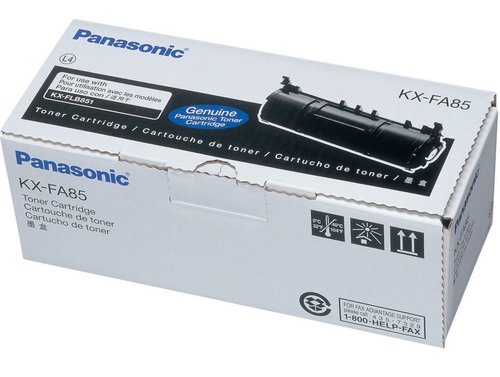Panasonic PCEKXFA85 Toner Cartridge, Panasonic Toner Cartridge, Works with the following models: KX-FLB801/811/851, 4.6'' x 5.9'' x 11.8'' Dimensions (H x W x D), 1.5 lbs Weight, UPC 037988809929 (PCEKXFA85 KXFA85 PCE-KXFA85)