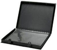 Alvin PCH1417 PRESTIGE The Crusher Presentation Case F14x17, Black Grain Finish Vinyl, Rigid and durable presentation case for the most demanding applications, 1 1/2-Inch wide frame is crush-proof to protect contents, Collapsible chrome finish handle on spine allows pages to hang downward, UPC 088354995494 (PCH-1417 PCH 1417) 