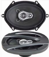 Soundstream PCT.573 Three Way Speakers, 2 Inches Top Mount Depth, 90 dB Sensitivity, 110 Watts Peak Power Handling, 3 Ohm Impedance, 65-20000 Hz Frequency response, 5x7 Inch Diameter, 3 Way Design, 2.625 Inches Bottom Mount Depth, 1" Aluminum coil former, Stamped steel basket, Carbon injection cone, Mylar midrange and tweeter, Butyl-rubber surround, 3-ohm impedance (PCT573 PCT-573 PCT 573) 