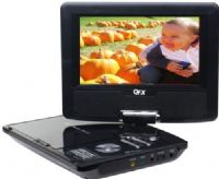QFX PD-107 Portable 7" Multimedia Player, Black, TFT LCD Monitor Can Be Adjusted Freely As You Like, Super Electronic Anti-Shock, USB/SD/MS/MMC Card Reader, Support AV In/Out, Compatible with DVD/CD/VCD/SVCD/MPEG/MPEG2/JPEG/WMA/MP3/MP4, Built-In Rechargeable Lithium Battery, Includes UL Approved AC Adaptor 110-240V, UPC 606540010341 (PD107 PD 107) 