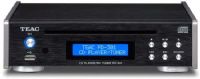  TEAC PD301B CD Player With FM Tuner USB; Black; Slot loading CD drive (CD-DA, CD-ROM/R/RW); Automatic playback (on/off switchable); Playback of WAV, AAC, MP3 and WMA files from CDs and USB flash drives; Program playback (CD DA only); Random and repeat playback (CD DA only); UPC 043774031825 (PD301B PD301-B PD301BTEAC PD301B-TEAC PD301B-CDPLAYER PD301BCDPLAYER)  