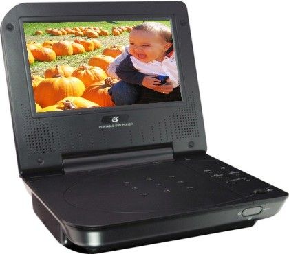 GPX PD-708 Portable DVD Player, DVDR/RW, CD, CD-R/RW, JPEG and picture disc playback, 16:9 aspect ratio, Built-in speakers and dual stereo headphone jacks, TFT active matrix LCD widescreen with anti-reflection, Composite/digital output to connect to a TV or other AV components (PD 708 PD708 PD-708B PD 708B PD708B)