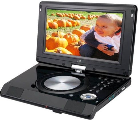 GPX PD907B Portable DVD Player, 9 inch TFT LCD DVD Player with Remote Control, Fold Down Tablet-Type Display, Video Output S-Video Composite Video, Compatible Format CD-R/DVD plus R/DVD-RW/DVD plus RW/DVD-R/JPEG/CD/DVD, UPC 047323061516 (PD-907B PD 907B PD907 B PD907-B)