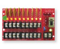 Seco-Larm PD-9PSQ Power Distribution Board with 9 Outputs, 5 Amps Total, 1.1 Amps each, PTC Fuses, Red; UPC 676544013082; (SECOLARMPD9PSQ SECOLARM PD-9P-SQ SECOLARM PD9P-SQ SECOLARM PD 9P SQ SECOLARM PD9PSQ SECOLARM PD/9P/SQ) 