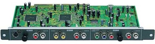 Pioneer PDA-5004 Professional Plasma Panel's RCA Connector Interface Card, Allows use of additional input jacks (INPUT 3,4,5) supporting S-Video, composite video and component video, Allows connection to a wide variety of optional video equipment (PDA5004 PDA 5004)