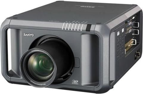 Sanyo PDG-DET100L DLP projector, 7500 ANSI lumens Image Brightness, 7500:1 Image Contrast Ratio, 50 in - 598 in Image Size, 90 % Uniformity, 1400 x 1050 SXGA+ - native / 1920 x 1200 SXGA+ resized Resolution, 4:3 Native Aspect Ratio, 230 MHz Video Bandwidth, 120 V Hz x 120 H kHz Max Sync Rate, UHP 330 Watt Lamp Type, UHP 330 Watt Lamp Type, Horizontal, vertical Keystone Correction Direction (PDGDET100L PDG-DET100L PDG DET100L)