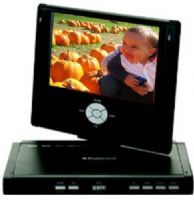Polaroid PDM-0742 Remanufactured Portable SwivelScreen DVD Player 7 widescreen (16:9) color LCD screen, Resolution 480 x 234, TVGuardian Foul Language Filtering Technology, Screen swivels 180 degrees, Plays DVD, DVD-R/RW, DVD+R/RW (PDM0742 PDM 0742) 