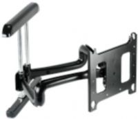 Chief PDR-UB Reaction Universal Dual Swing Arm Wall Mount, Black, Integrated Lateral Shift Up to 9" (229 mm) – 2" (51 mm) left/right of 16" (406 mm) stud system without disassembly, 200 lbs (90.7 kg) Weight Capacity, +5º, -15º Tilt, 4º Roll, UPC 841872051659 (PDRUS PDR US PDR-U PDR U PDRU) 
