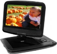 Verezano PDVD-12309C Portable DVD Player, Black, 9" Wide LCD Swivel Screen with 480 x 234 Resolution, Plays DVD/DVD+R/DVD+RW/DVD-R/DVD-RW, CD/CD-R/CD-RW, VCD, SVCD and Audio CD; Anti-skip circuitry; Built-in Stereo Sperakers and Headphone output jack; Parental lock control; Multiple Language Subtitle & OSD; UPC 850220004124 (PDVD12309C PDVD 12309C) 
