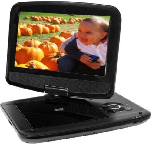 Verezano PDVD-12309C Portable DVD Player, Black, 9