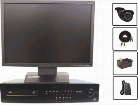 Pegasus PDVR16HDK1TB Pro Line Camera Systems, H.264 Compression with Embedded Linux OS, Network Capable, Remote Control, DVD-RW, USB, Full Pentaplex Function, Multi Channel Playback, DDNS Supported, and Various Event Notifications, 1/3