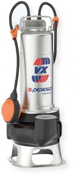 Pedrollo VXm 15/50 Single-phase Submersible Pump; 1.5 HP; 220V/60Hz; Thermal Overload Protection; 2
