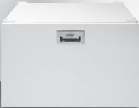 Summit PEDWDDRAWER Pedestal with Storage Drawer to Raise Height of Select Washer/Dryers for Easier Accessibility, Designed to be used with SUMMIT SPWD2200 or Ariston ARWDF129NA washer/dryer combos, Includes a pull-out storage drawer for added convenience, Dimensions 16.0" H x 23.5" W x 20.25" D (PEDWD DRAWER PEDWD-DRAWER) 