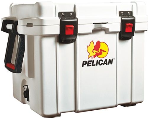 Pelican PEL-32-35Q-MC-WHT Elite Cooler 35 Quart, White; 7-10 day ice retention, freezer grade gasket, 2
