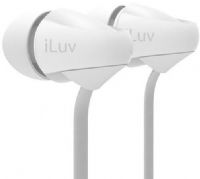 iLuv PEPPERMINTWH Peppermint Tangle-resistant Noise-isolating Stereo Earphones, White; For all iPhone, all iPod touch, all iPod nano, all iPad Air, alll iPad, all Galaxy S series, all Galaxy Note series, all Galaxy Tab series, LG, HTC, and other smartphones, tablets and 3.5mm audio devices; Comfortable in-ear design isolates outside noise; UPC 639247130357 (PEPPERMINTWH PEPPERMINT-WH PPMINTS-WH PPMINTSWH)  