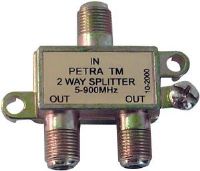 Generic PET10-2000 10/1/2000 5 MHz-to-900 MHz Splitters -2-Way, Use to split signal to additional equipment, All ports are DC block, Bulk (PET102000 PET10 2000 PET10-2000) 