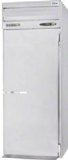 Beverage Air PFI1-1AS Solid Door Roll-In Freezer, 10.6 Amps, 60 Hertz, 1 Phase, 115 Volts, 34.3 Cubic Feet Capacity, Top Mounted Compressor, Swing Door Style, Solid Door Type, 1/2 Horsepower, 1 Number of Doors, 1 Rack Capacity, 1 Sections, 0 Degrees F Temperature Range, Stainless steel exterior and interior, Exterior digital thermometer, 78.5" H x 33" W x 33" D (PFI11AS PFI1-1AS PFI1 1AS) 