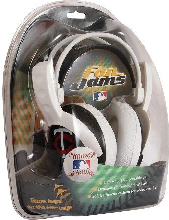 Koss PFJMLBMIN Fan Jams Minneapolis Twins Full Size Stereo Headphones, Lightweight for portable use, Dynamic element for deep bass, Soft leatherette ear cushions for added comfort, Built for maximum durability with ultimate comfort, Frequency 30Hz-20kHz, Straight single-entry 8ft cord, 3.5mm plug & 6.3mm adapter, UPC 816197010551 (PFJ-MLBMIN PFJM-LBMIN PFJMLB-MIN PFJMLB MIN)