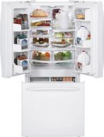 GE General Electric PFSF0MFZWW Profile series French Door Refrigerator, 19.5 cu. ft. Total Capacity, 13.5 cu. ft. resh Food Capacity, 6.1 cu. ft. Freezer Capacity, 2 Adjustable Humidity, 1 Adjustable Temperature Snack Drawer, 4 Split Adjustable Shelves, 1 QuickSpace Shelf , 2 Slide-Out, 3 Spill Proof, 4 Total - Glass Fresh Food Cabinet Shelves, 5 Total Fresh Food Door Bins, White Color (PFSF0MFZ PFSF-0MFZ PFSF 0MFZ PFSF0MFZ-WW PFSF0MFZ WW PFSF0MFZWW) 