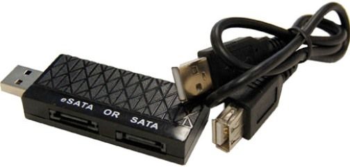 Bytecc PG-102 USB 2.0 to eSATA/SATA Bridge Adapter, Compatible with Windows, Linux and Mac, Supports 2.5
