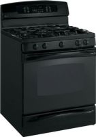 GE General Electric PGB916DEMBB Gas Range with 5 Sealed Burners, 30" Size, 5.0 cu. ft. Upper Oven Capacity, Self-Clean Oven Cleaning, Sealed Cooktop Burners, 270 degree of turn Valves, QuickSet IV Glass Touch QuickSet Oven Controls, Porcelain Enameled One-Piece Upswept Cooktop, Heavy-Cast Removable Grates, Dishwasher-Safe Continuous Grates, Electronic Ignition System, Black Color (PGB916DEMBB PGB916DEM-BB PGB916DEM BB PGB916DEM PGB-916DEM PGB 916DEM) 
