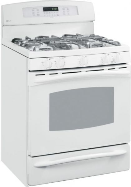 GE General Electric PGB916DEMWW Gas Range with 5 Sealed Burners, 30