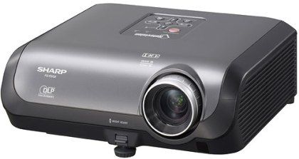 Sharp PG-F310X model Notevision DLP Projector, 3000 ANSI lumens Image Brightness, 1024 x 768 Native Resolution, 1600 x 1200 Compressed Resolution, 4:3 Native Aspect Ratio, 2000:1 Image Contrast Ratio, 3000 hours Economic mode of Lamp Life Cycle, Manual Focus Type, F/2.4-2.6 Lens Aperture, Manual Zoom Type, Integrated Speakers, Mono Sound Output Mode  (PG-F310X PG F310X PGF310X)