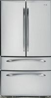 GE General Electric PGSS5NFZSS Profile series French Door Refrigerator, 24.9 cu. ft. Total Capacity, 17.41 cu. ft. Fresh Food Capacity, 7.51 cu. ft. Freezer Capacity, 30.4 sq. ft. Shelf Area, 4 Electronic Sensors, 2 Adjustable Humidity Crisper Drawers, 1 Adjustable Temperature Full-Width Drawer, 4 Total - Glass Fresh Food Cabinet Shelves, 4 Split Adjustable Adjustable Shelves, 3 Slide-Out Shelves, Stainless Steel Color (PGSS5NFZSS PGSS-5NFZSS PGSS 5NFZSS PGSS5NFZ-SS PGSS5NFZ SS) 