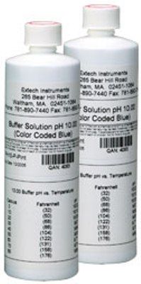 Extech PH10-P Buffer Solution (2 Bottles), Pint size bottles with pre-made 10pH buffer solution, Comes in convenient pint size plastic bottles, UPC 793950050101 (PH10P PH10 PH-10-P PH-10P)