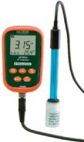 Extech PH300 Waterproof pH/mV/Temperature Kit, Waterproof housing (meets IP57), Measures pH, mV, and Temperature at your workbench or in the field, Automatic calibration (4, 7, and 10pH), Choice of 3 point calibration for better accuracy, Automatic Temperature Compensation, Memory stores up to 200 readings with series number, measured value and temperature, UPC 793950153000 (PH-300 PH 300) 