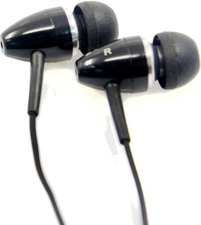 Polaroid PHP729-BK Metal Smartphone Stereo Earbuds With Built-In Microphone, Black; 3.5 mm jack connects to most music phones; Built-in microphone for hands free conversations; Answer or end calls while listening to music; Aluminum alloy, vibration-free housing; Includes three ear cushions (Small, medium and large); Dimensions 5.5