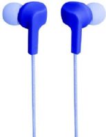 Polaroid PHP739-BL Secure Fit Earbuds with Built-in Microphone, Blue; Lightweight design; Rubber noise-isolating tips; Fabric, tangle-free cord; Soft rubber tips; UPC 680079773915 (PHP739BL PHP739 PHP-739-BL)  