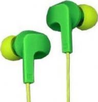 Polaroid PHP739-GR Active Earbuds-Secure and Comfortable Fit with In-Line Microphone, Green; Designed to stay securely in the ear; Comfortable, lightweight design; Soft rubber noise-blocking ear tips; Tangle-proof fabric cord; High-quality stereo sound; UPC 680079773953 (PHP739GR PHP739 PHP-739-GR)  