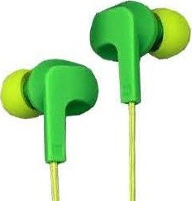 Polaroid PHP739-GR Active Earbuds-Secure and Comfortable Fit with In-Line Microphone, Green; Designed to stay securely in the ear; Comfortable, lightweight design; Soft rubber noise-blocking ear tips; Tangle-proof fabric cord; High-quality stereo sound; UPC 680079773953 (PHP739GR PHP739 PHP-739-GR) 