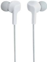 Polaroid PHP739-WH Secure Fit Earbuds with Built-in Microphone, White; Lightweight design; Rubber noise-isolating tips; Fabric, tangle-free cord; Soft rubber tips; UPC 680079773977 (PHP739WH PHP739 PHP-739-WH)  