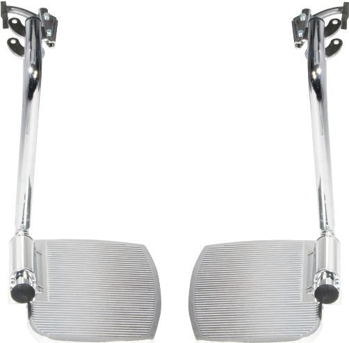 Drive Medical PH-SF Front Rigging for Sentra EC Heavy Duty Extra Wide, Swing away Footrests, 1 Pair, 1.5
