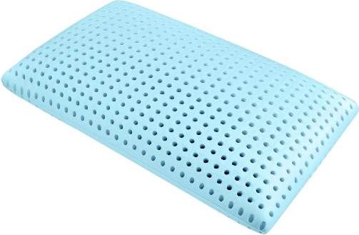 Blu Sleep P-ICE-GEL-KG-MC Ice Gel Pillow - King-Medium Size, Foam tested for harmful substances, Highly supportive for head and neck, Enhances and improves quality of sleep, Cool & Cozy Cover-Dual sided for cool and cozier sleep, Tencel cover features wicking abilities to keep skin dry, 3000 times more breathable than traditional memory foam, 35.5
